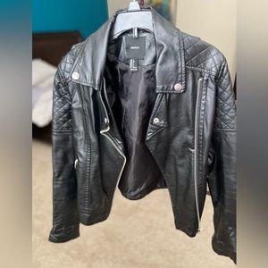 Forever21 Black Faux Leather Jacket